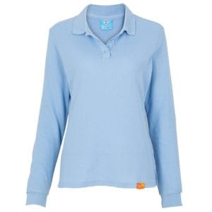 POLERA POLO ALGODÓN MANGA LARGA MUJER