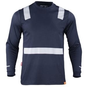 POLERA CON CINTA REFLECTIVA MANGA LARGA